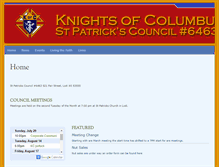 Tablet Screenshot of kofc6463.org